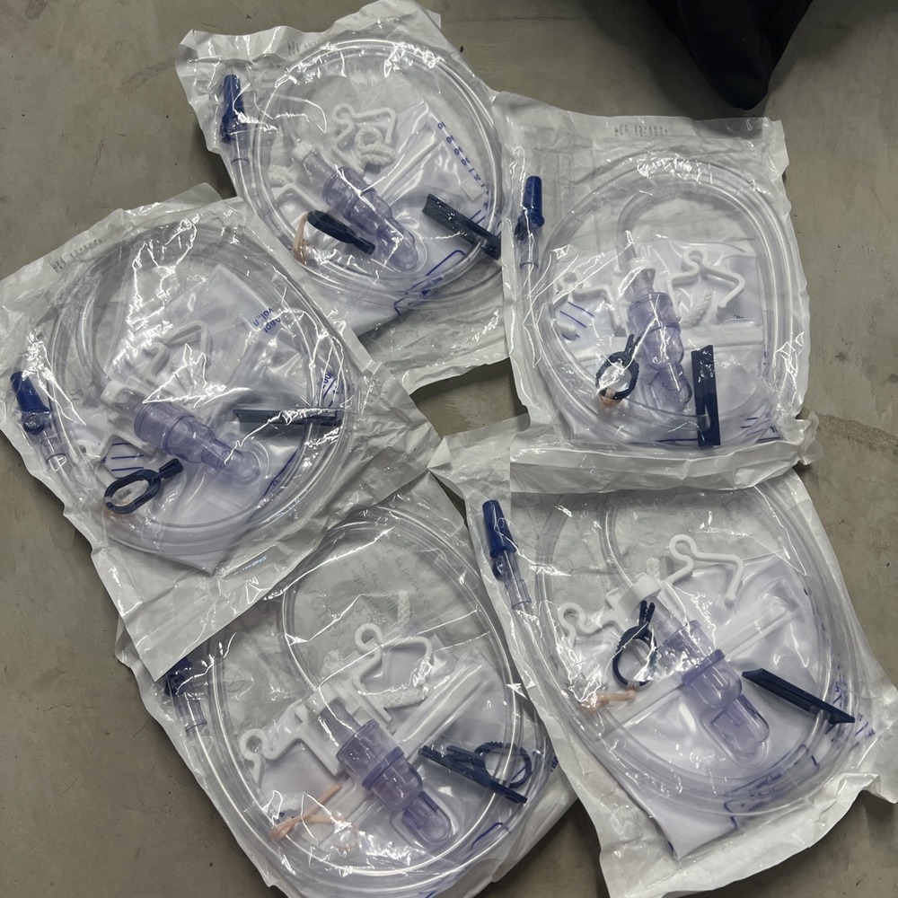 5 Pack 2000mL Urinary Drainage Bags Bedside Anti- Reflux Valve Sealed New 2030